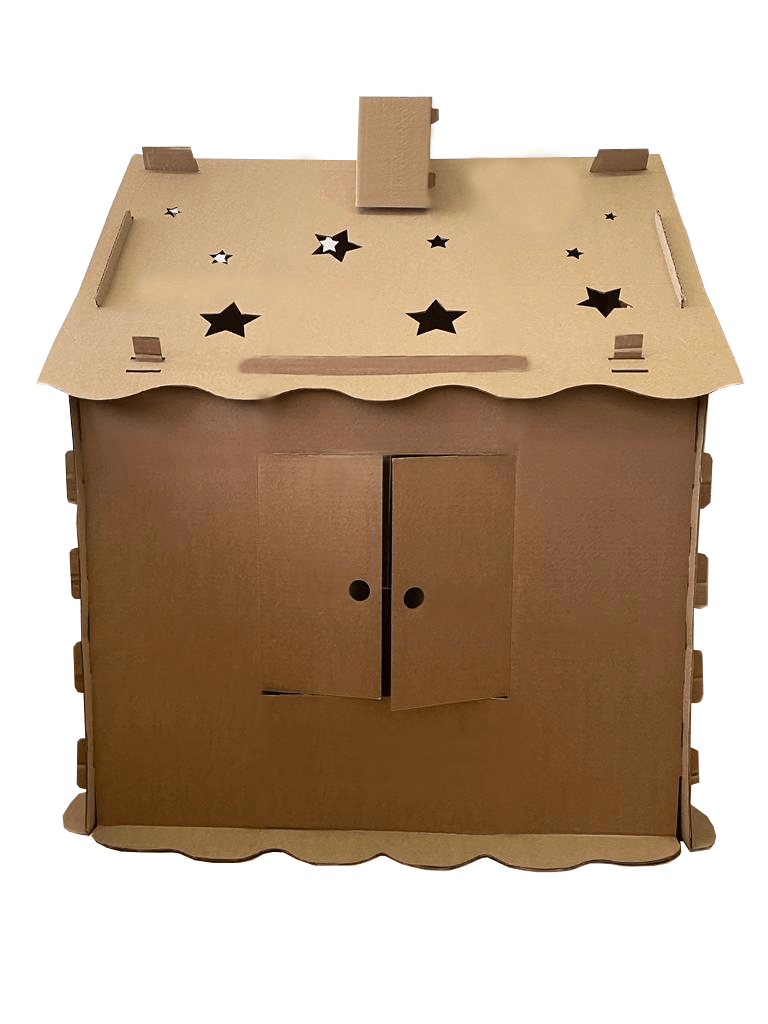 Детский домик конструктор из картона